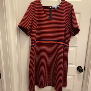 Draper James Striped Ponte dress